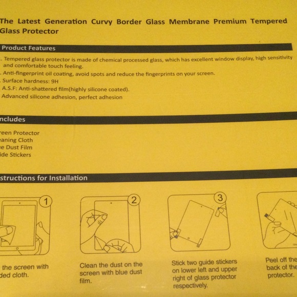 Tempered Glass Screen Protector for iPad Pro JETech New - Picture 4 of 4